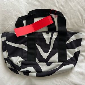 Valentino Garavani 50th Anniversary black & white zebra mini tote (NWT w/ flaws)